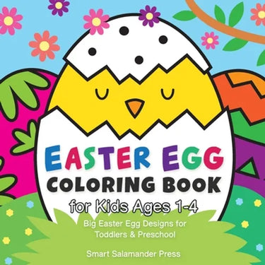 Easter Egg Coloring Book for Kids Ages 1-4: Big Easter Egg Designs for Toddlers & Preschool