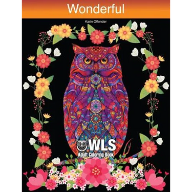 Wonderful Owls Adults Coloring Book: Creative Stress Relieving Perfect Drawings Designs