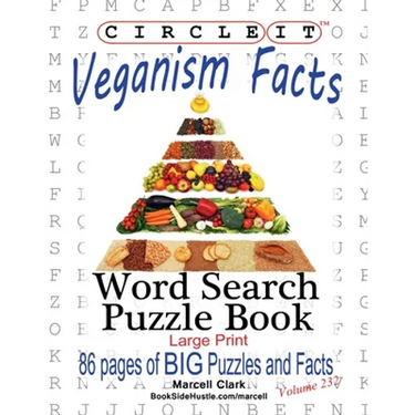 Circle It, Veganism Facts, Word Search, Puzzle Book