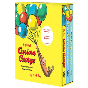 My First Curious George 3-Book Box Set: My First Curious George, Curious George: My First Bike, Curious George: My First Kite