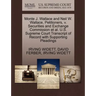 Monte J. Wallace and Neil W. Wallace, Petitioners, V. Securities and Exchange Commission et al. U.S. Supreme Court Transcript of Record with Supportin