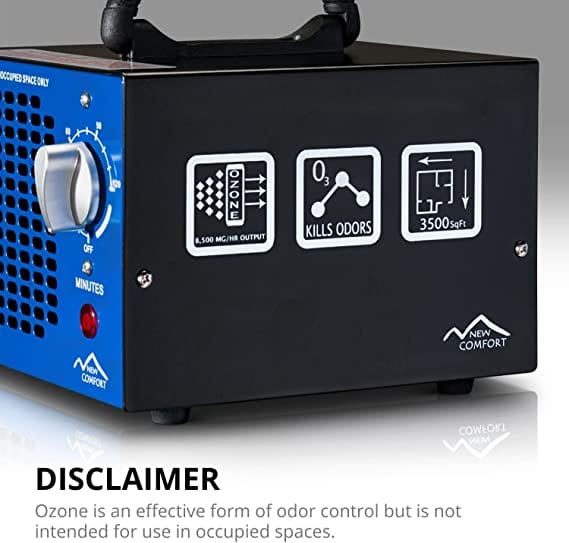 New Comfort Compact Odor Eliminating Blue Commercial Ozone Generator by Prolux by Prolux Cleaners