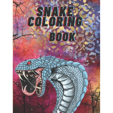 Snake Coloring Book: The snake coloring book is very beautiful that everyone can buy and color