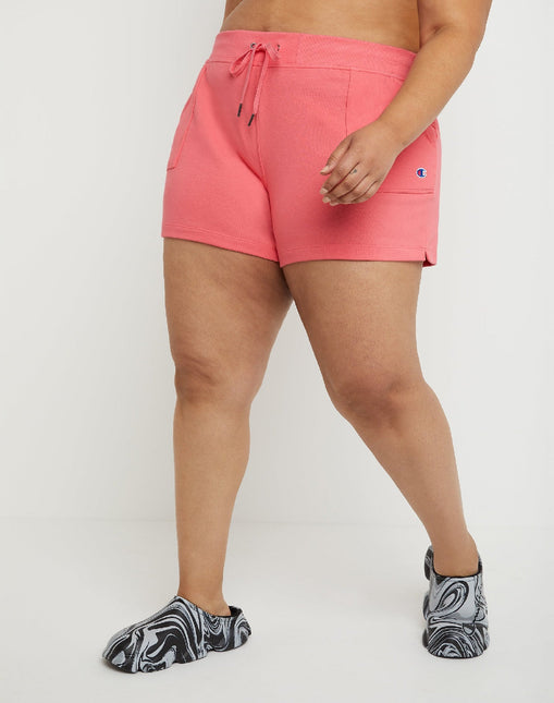 Champion Women's Campus French Terry Shorts Pink by Steals