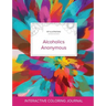 Adult Coloring Journal: Alcoholics Anonymous (Pet Illustrations, Color Burst)