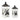 Wood Merry Christmas Lantern with Deer Design (Set of 2)