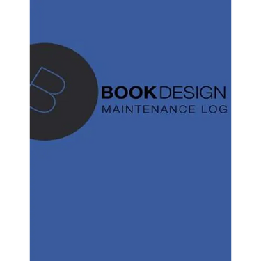 Maintenance Log: Blue Cover, 110 Pages, 8.5 X 11