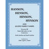 Hanson, Henson, Hinson, Hynson, and Allied Family Names, Volume 3: Early Records of the Carolinas