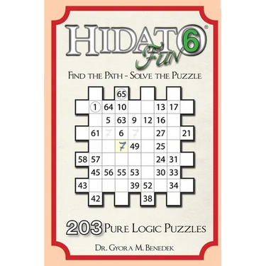 Hidato fun 6: 203 New Logic Puzzles