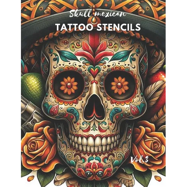 Skull mexican tattoo: Tattoo design