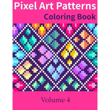 Pixel Art Patterns Coloring Book 4