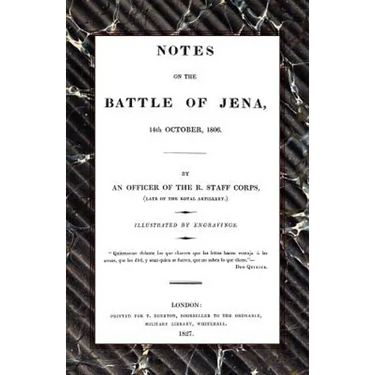 Notes on the Battle of Jena 14th October 1806