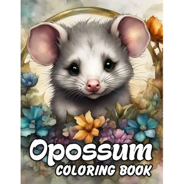 Opossum Coloring Book: Great Gifts For Boys, Girls And Adults Who Love Opossum