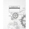 Isometric Graph Paper Notebook: Gear Wheel Mechanism Background 1/4 Inch Equilateral Triangle 3D Graph Paper Engineer Notebook Drafting Paper Isometri