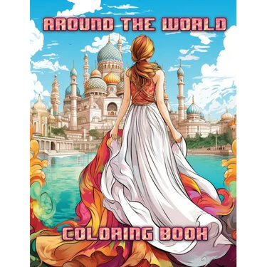Around the World: Coloring Book