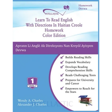 Learn To Read English With Directions In Haitian Creole Homework: Color Edition