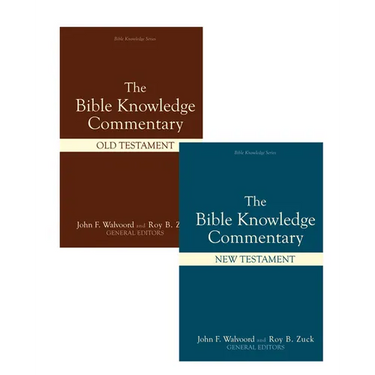 Bible Knowledge Commentary (2 Volume Set)