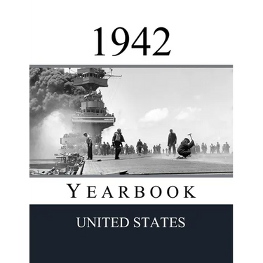 1942 US Yearbook: Original book full of facts and figures from 1942 - Unique birthday gift / present idea.