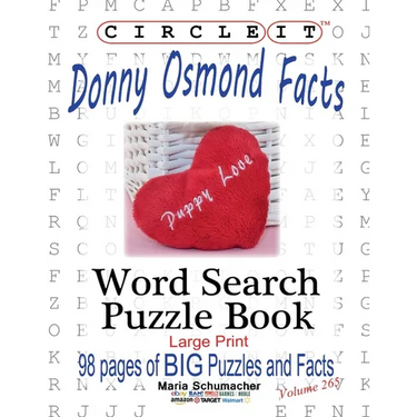 Circle It, Donny Osmond Facts, Word Search, Puzzle Book