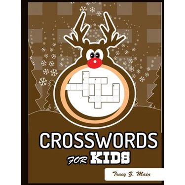 Crosswords for Kids: Large-Print Best Puzzle Book for Ages 8 and Up