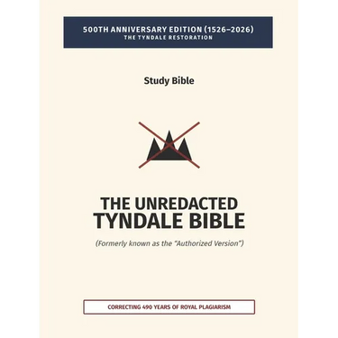 The Unredacted Tyndale Bible, Vol. IV-A, One Mediator (Matthew-John): (Formerly known as the "Authorized Version" / King James Version)