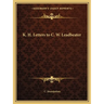 K. H. Letters to C. W. Leadbeater
