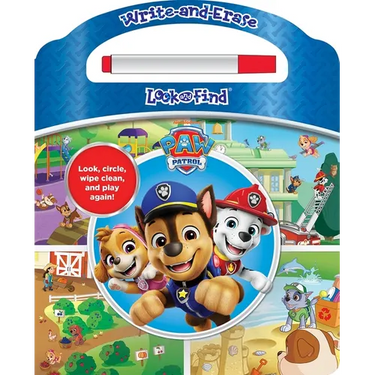 Nickelodeon Paw Patrol: Write-And-Erase Look and Find