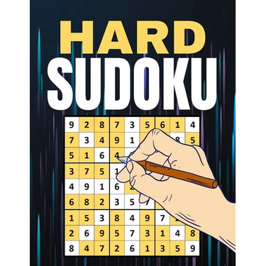 Hard Sudoku Puzzle Book: Collection of Challenging Sudoku Puzzles for Adults with Solutions