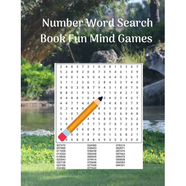 Number Word Search Book Fun Mind Games: 100 Exciting Number Puzzles for Adults