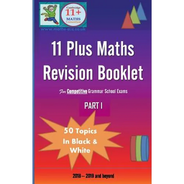 11+ Plus Maths Revision (Card) Booklet: For Competitive Grammar School Exams