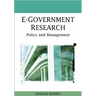 E-Government Research: Policy and Management