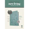 NLT Thinline Reference Bible, Filament Enabled (Leatherlike, Floral Leaf Teal, Indexed, Red Letter)