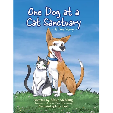 One Dog at a Cat Sanctuary