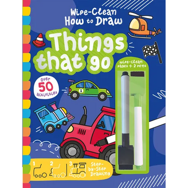 Wipe-Clean How to Draw Things That Go