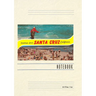 Vintage Lined Notebook Greetings from Santa Cruz, California