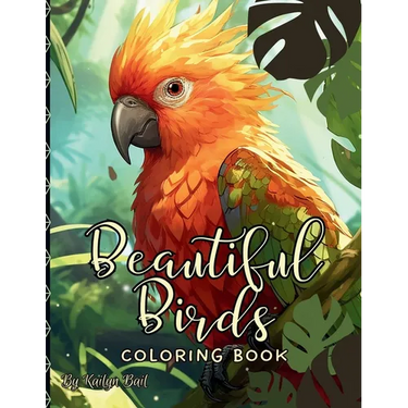 Beautiful Birds Realistic Coloring Book