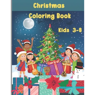 Toddlers Easy Christmas Coloring Book: Simple Fun Large Image for kids age between 3-8.