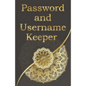 Password and username keeper: Use this book to save your login information (name, website address, email, username password ), Golden Mandala Style