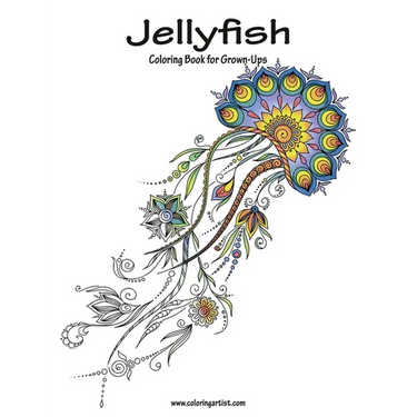 Jellyfish Coloring Book for Grown-Ups 1