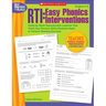 Rti: Easy Phonics Interventions: Week-By-Week Reproducible Lessons That Teach Key Phonics Skills Students Need to Achieve Reading Success