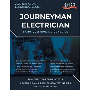 Rhode Island 2020 Journeyman Electrician Exam Questions and Study Guide: 400+ Questions for study on the National Electrical Code