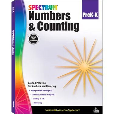 Numbers & Counting, Grades Pk - K: Volume 111
