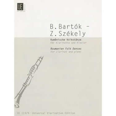 Roumanian Folk Dances: For Clarinet and Piano