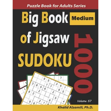 Big Book of Jigsaw Sudoku: 1000 Medium Puzzles