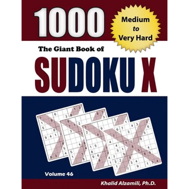 The Giant Book of Sudoku X: 1000 Medium to Very Hard Puzzles