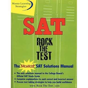 The New SAT Solutions Manual to the College Board's Official Study Guide