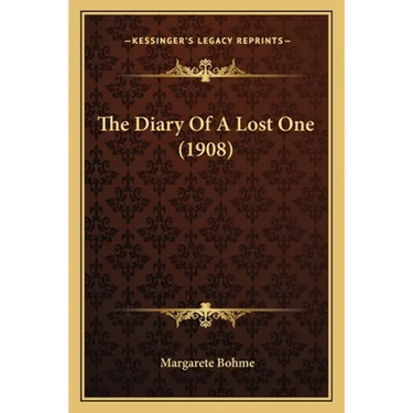 The Diary Of A Lost One (1908)