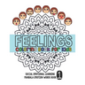 Feelings Coloring Book for Kids: Social Emotional Learning Mandala Words Book 1