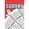 Sudoku Advent Calendar: 100 Sudoku Puzzles with Solutions A Christmas Book for Adults and Kids Awesome Gift for Sudoku Lovers