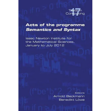 Acts of the Progamme Sematics and Syntax